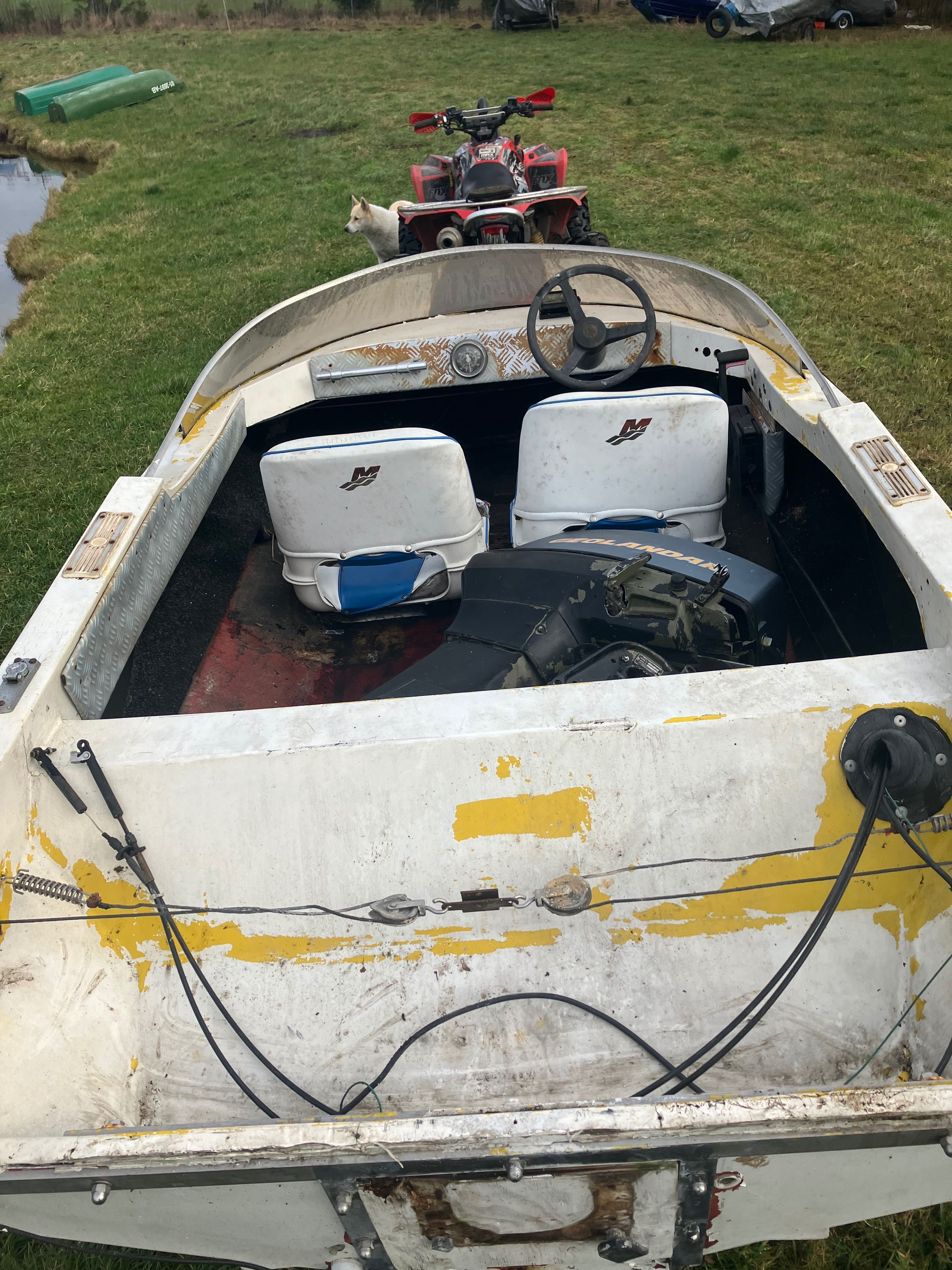 Lodka motorowa silnik evinrude 50