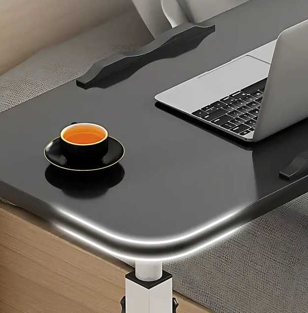 Стіл для ноутбука трансформерПоворот360° металлКорпус Коліщата 60х40см