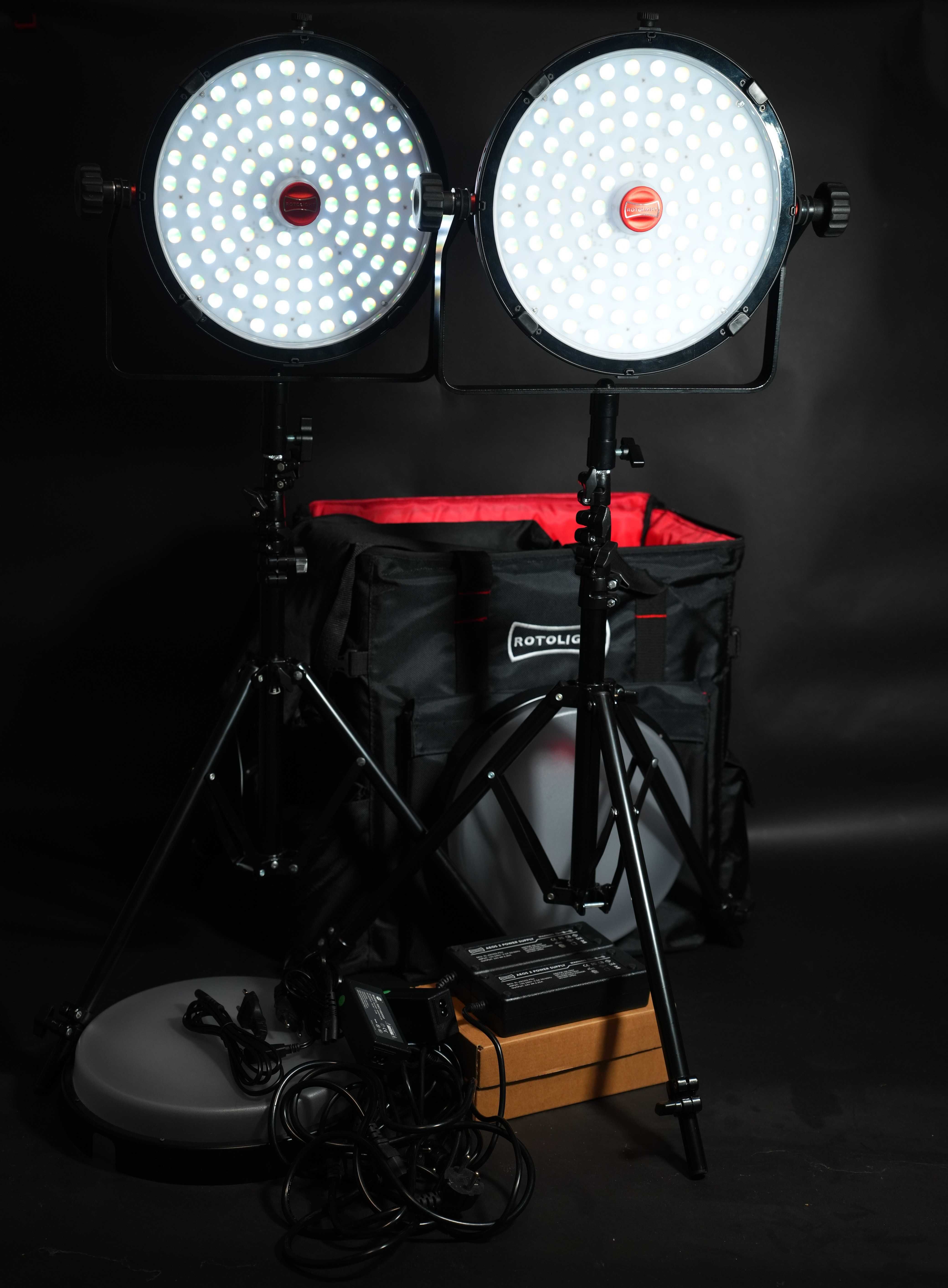 ROTOLIGHT AEOS 2 PRO Travel Kit komplet 2 profesjonalnych lamp LED