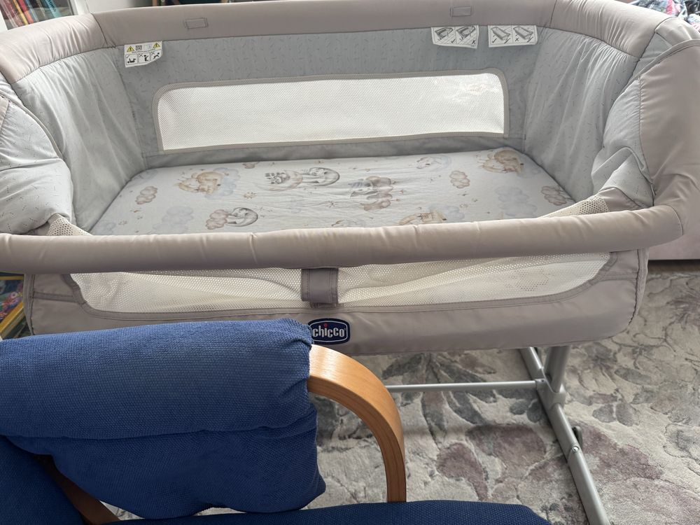 Łóżeczko/dostawka Next2me Chicco Dream, funkcja kołyski