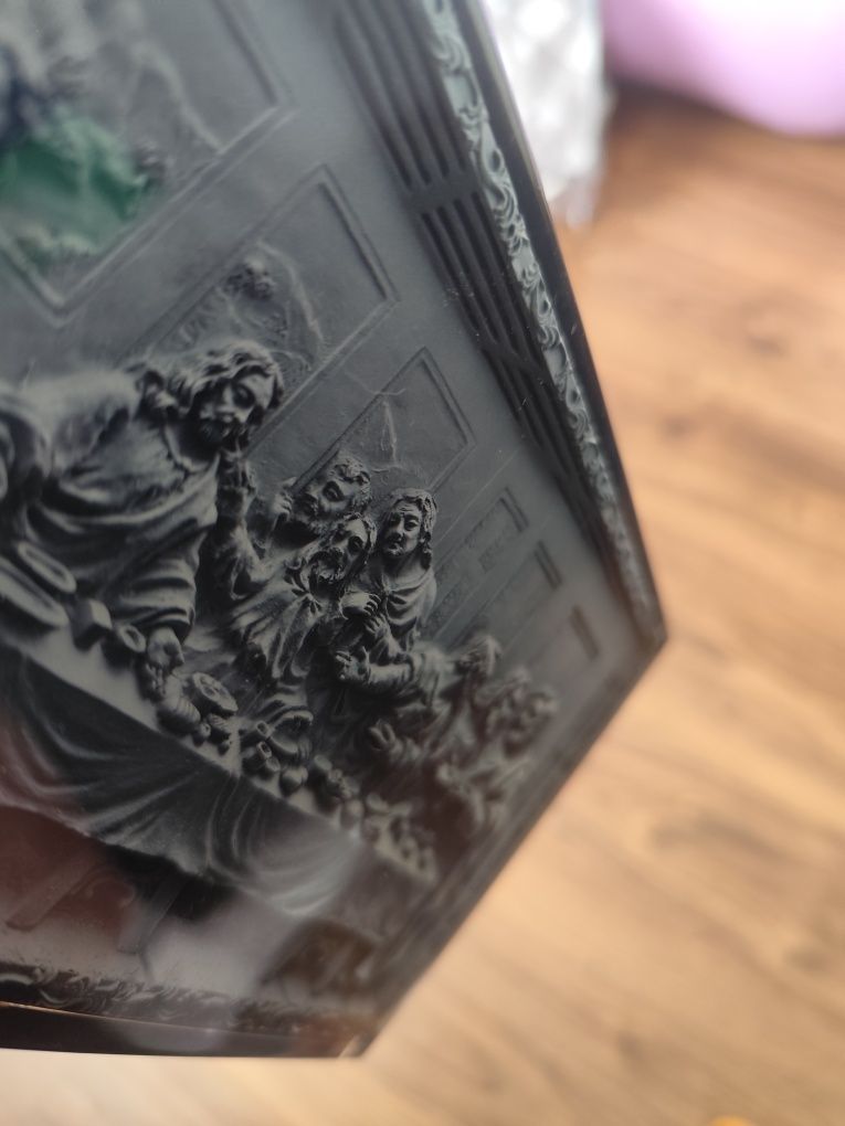 Ostatnia wieczerza 3D , za szkłem.