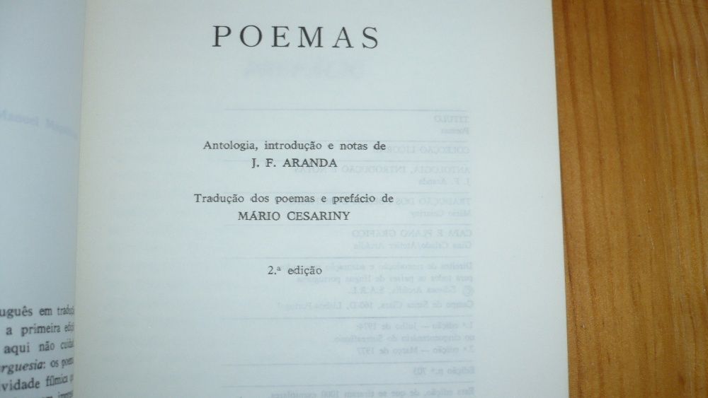 4 Livros Colecção Licorne - Arcádia (Anos 70)