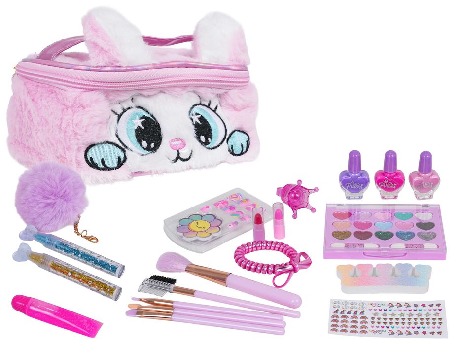 Duży Zestaw Małej Stylistki w Torba Kotek Cienie Lakiery Akcesoria