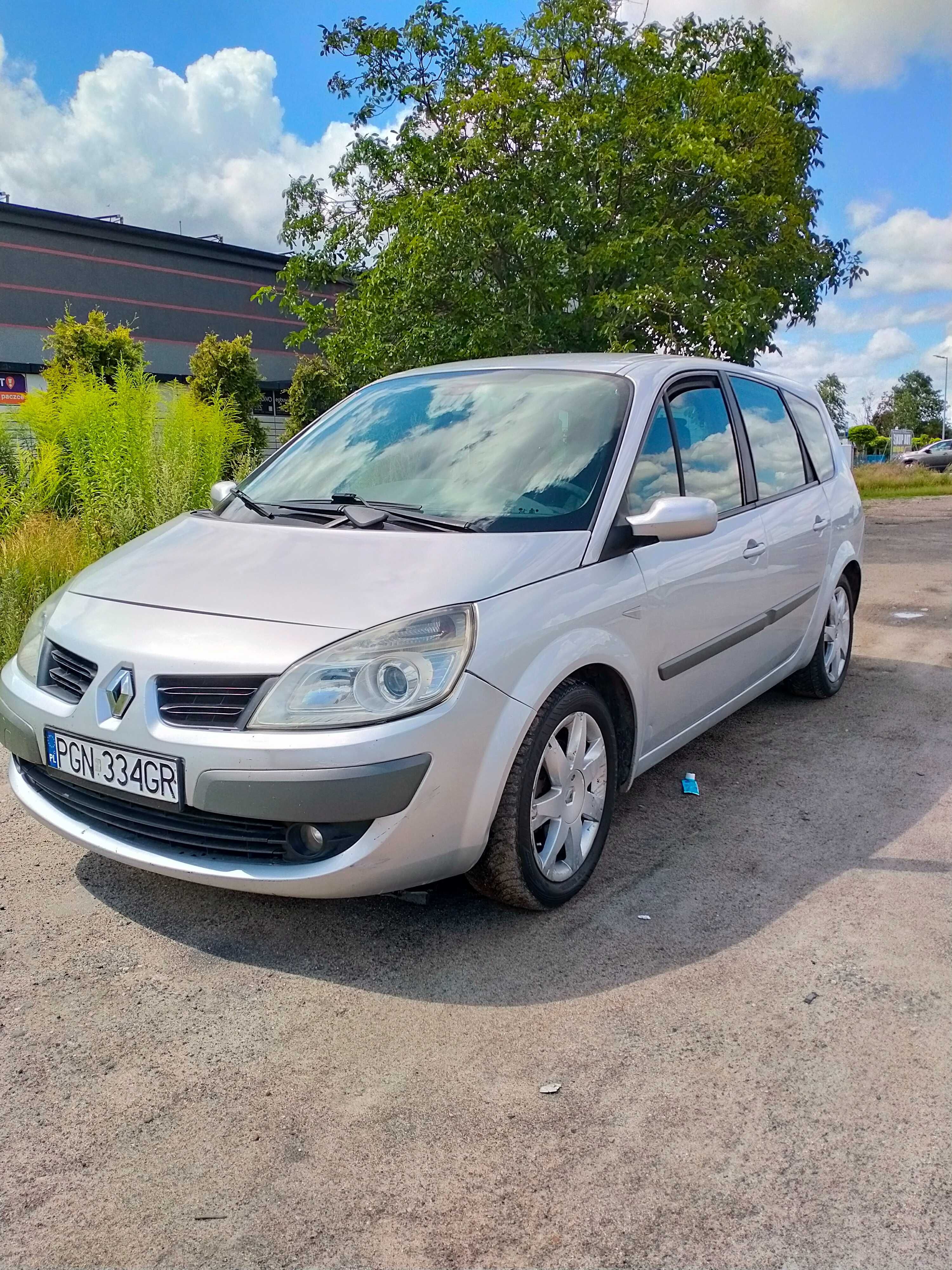 Renault Grant Scenik 2008r 19 D 130km 7 osob Zamiana