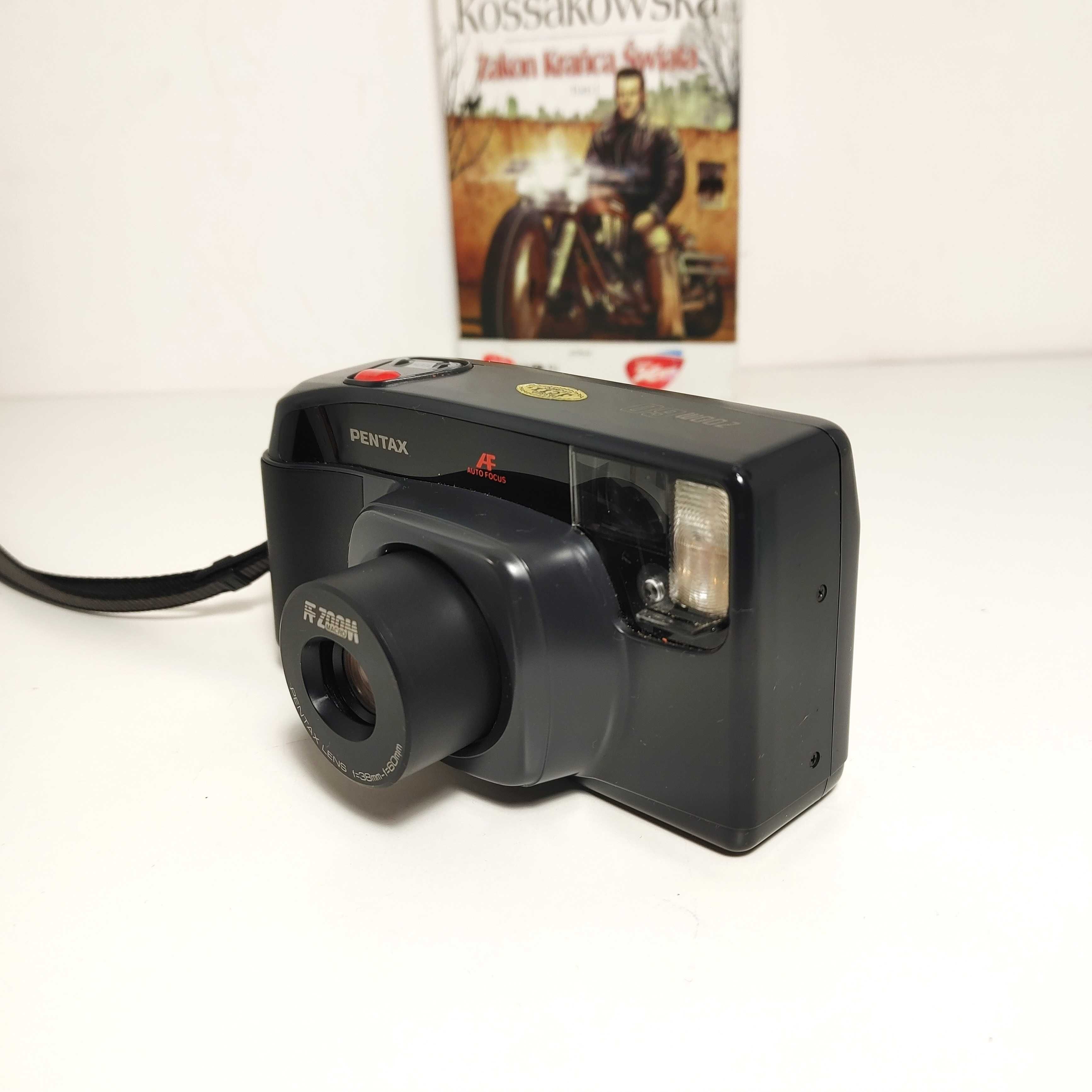Kompaktowy aparat fotograficzny z 1987 roku PENTAX AF Zoom 60 38-60 mm