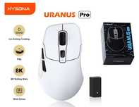 Ігрова миша KYSONA Uranus Pro White Pixart PAW3395 DPI 26K 8000Hz