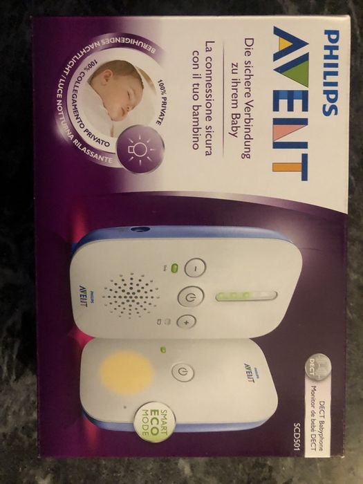 Intercomunicador Bebé philips Avent SCD501 - áudio até 300m