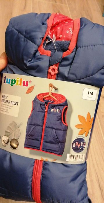 Kamizelka 104 bezrękawnik dziewczęca