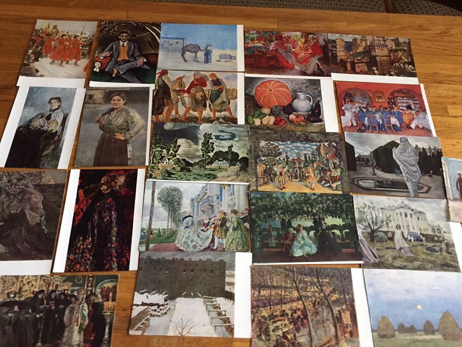 Открытки ссср дворцов и репродукции картин