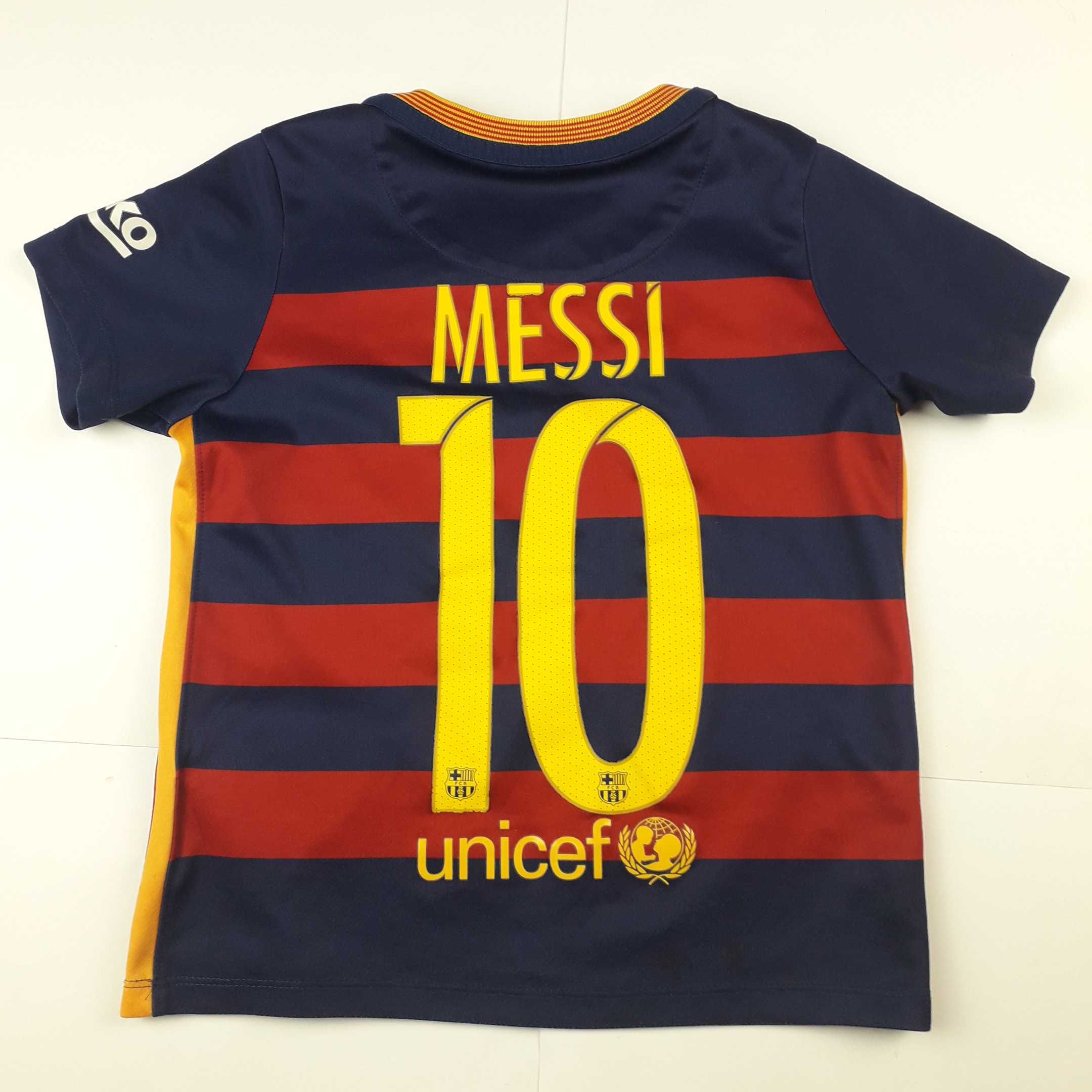 Koszulka FC Barcelona Messi roz: S dziecienca 104 - 110 cm 4/6 lat