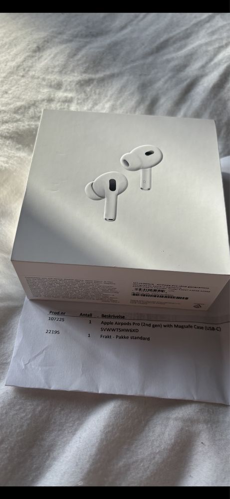 Nowe apple airpods Pro 2/ faktura zakupu