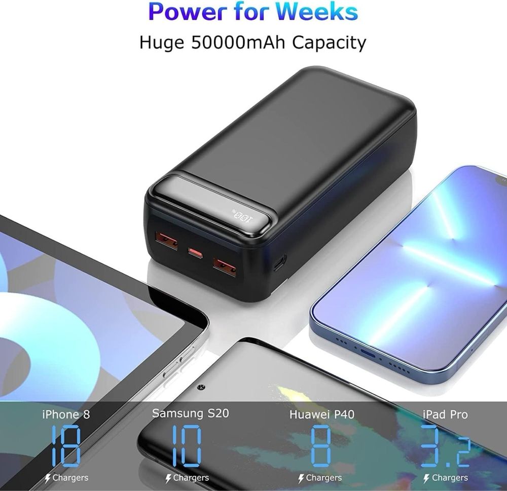 Павербанки 50 000 mAh Power Bank можливий ОПТ