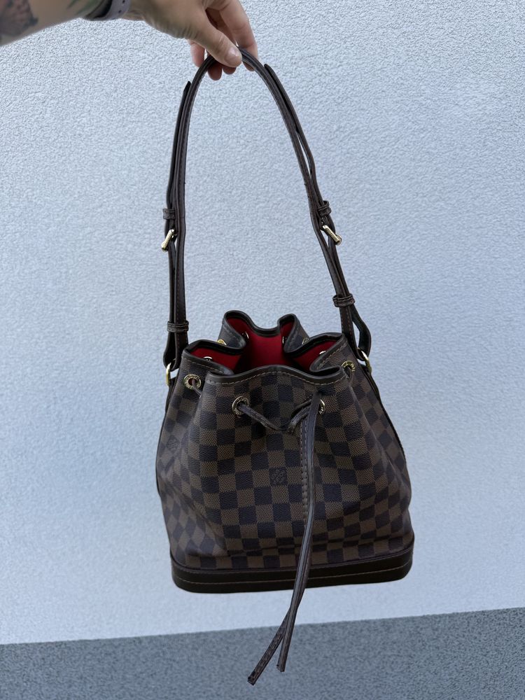 Torebka Louis Vuitton worek brązowa krata
