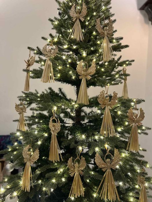 Дідух, ангел, павук, зірка солома подарунок