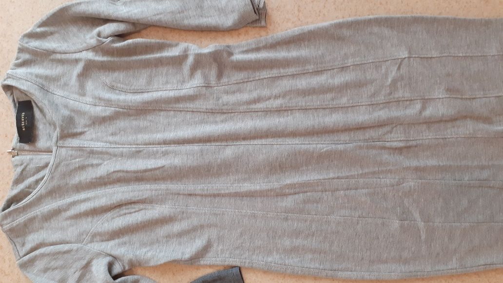 Sukienki szare eleganckie + 1 gratis. Rozm. L
