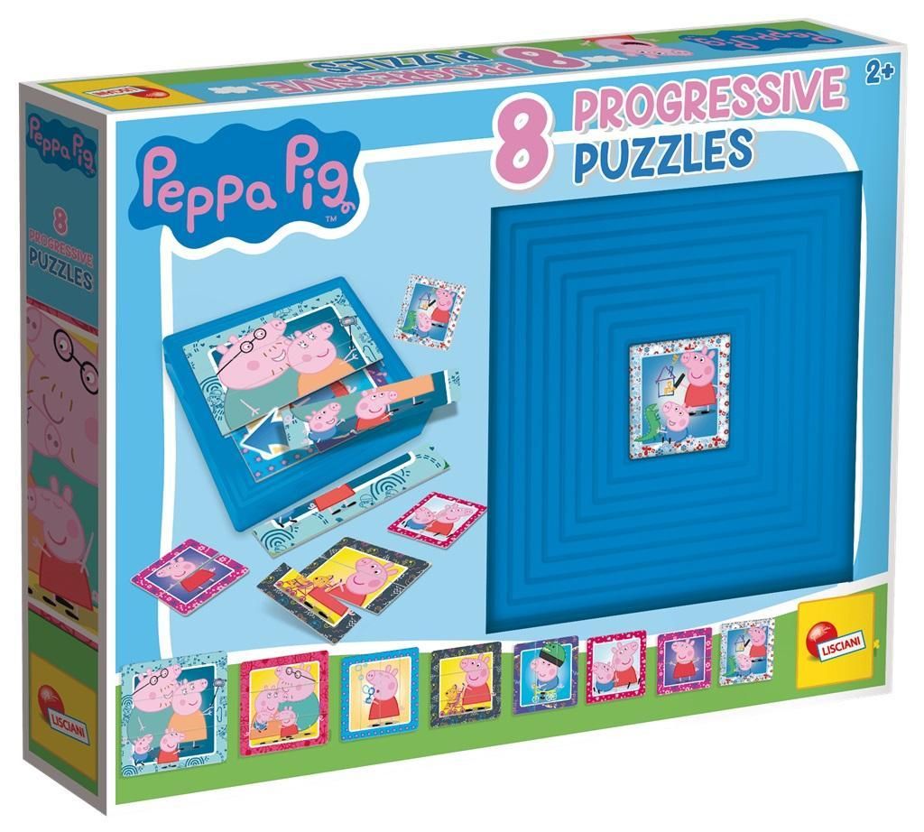 Świnka Peppa - Puzzle Progresywne, Lisciani