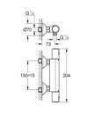 Zestaw prysznicowy natynkowy Grohe Precision