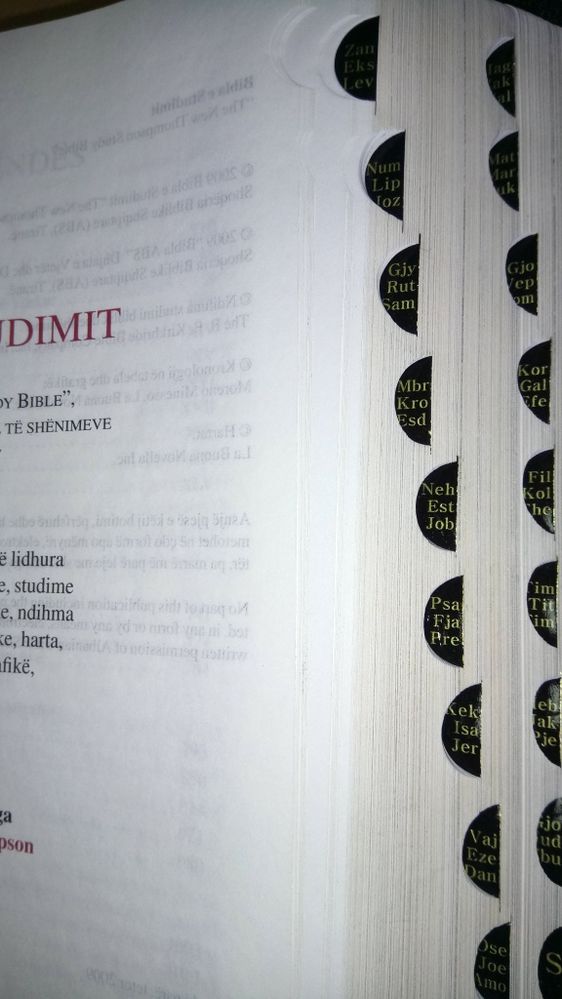 Bibla e studimit - The New Thompson Study Bible in ALBANIAN