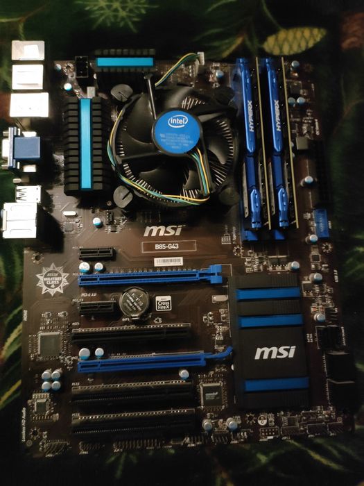 Sprzedam płytę główną msi B85-G43 procesor i ram