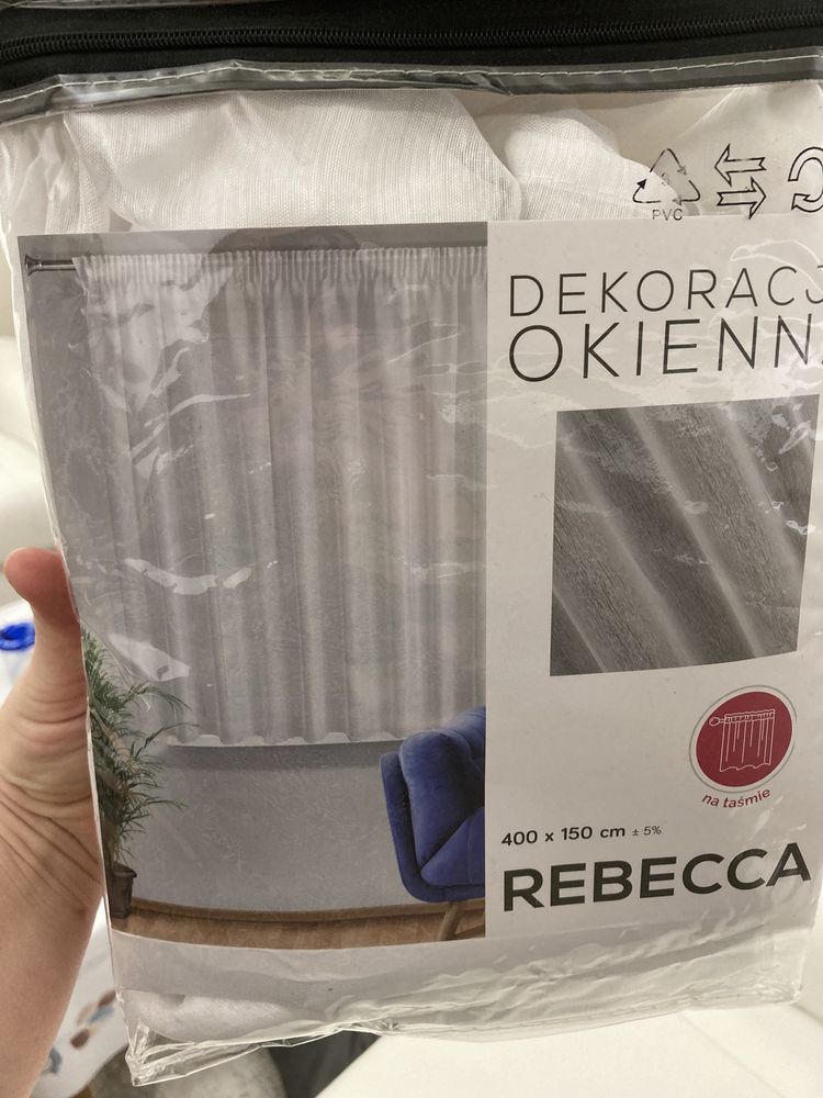 Dekoracja okienna firana Rebecca eurofirany 400/150