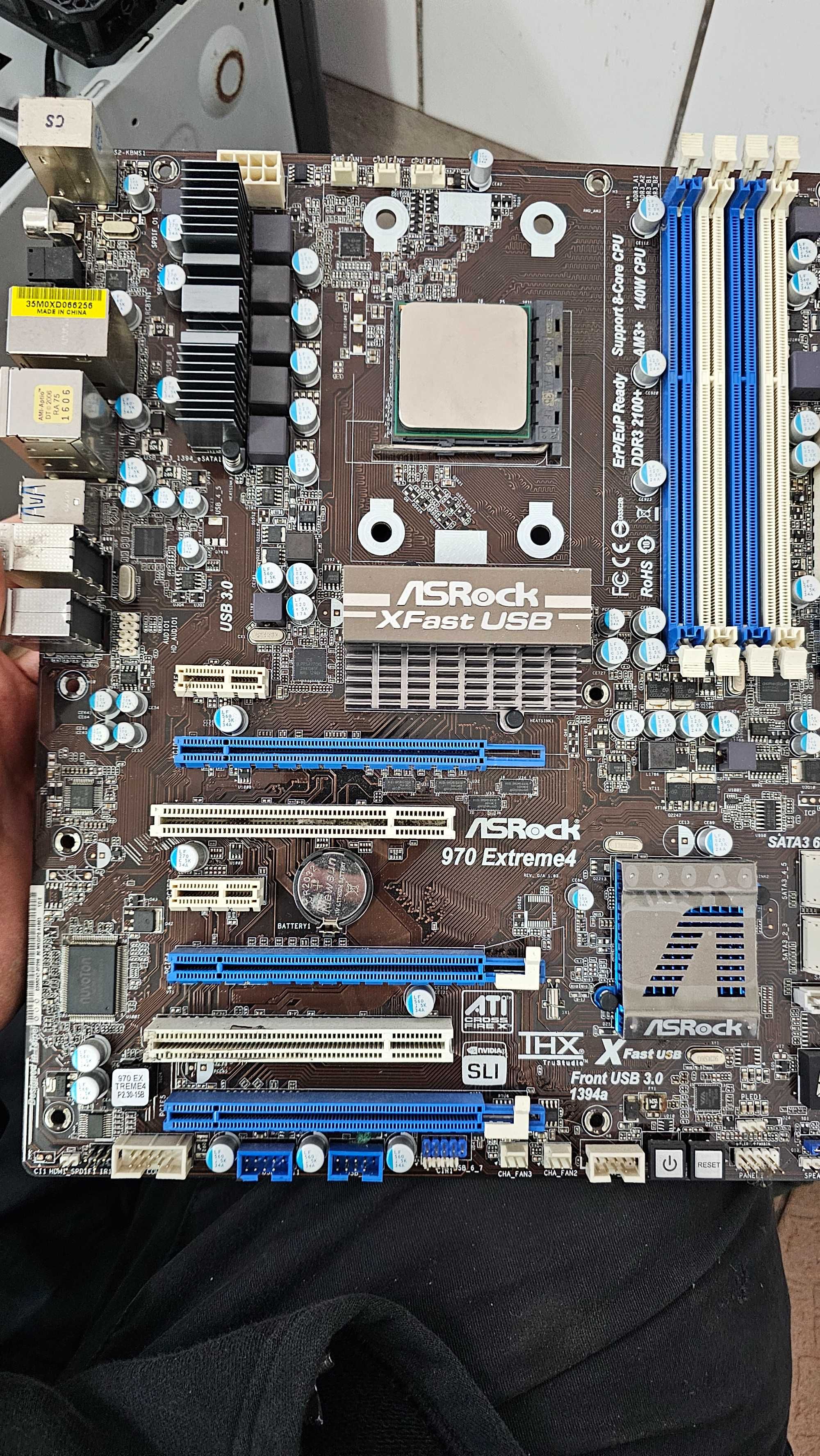 Płyta główna ASRock 970 Extreme4 + AMD FX 8350 + FAN