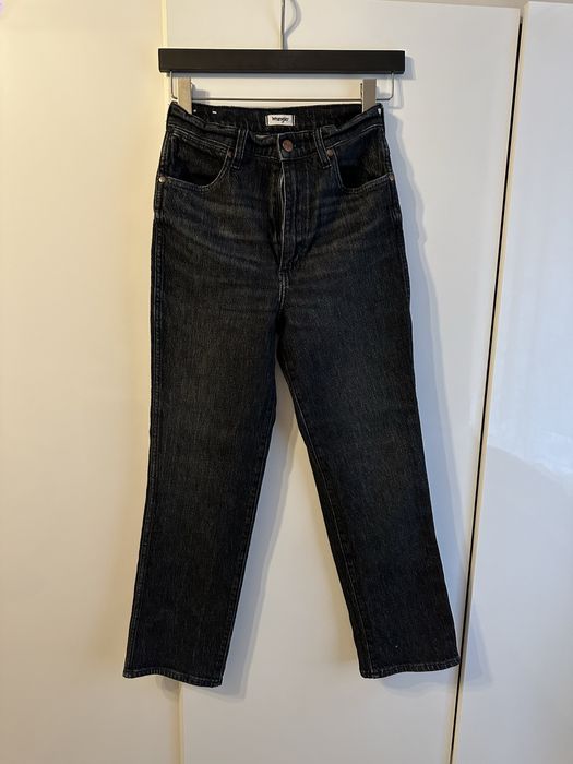 czarne jeansy Wrangler