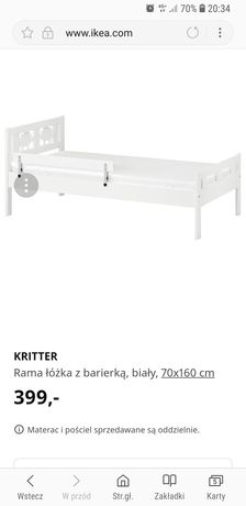 Łóżko Kritter Ikea