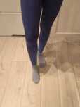Sportowe getry Lidl crivit fiolet ombre