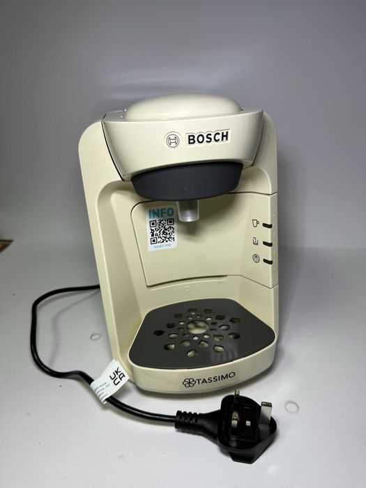 Ekspres ciśnieniowo-przelewowy Tassimo TAS3107GB 1300 W beżowy/brązowy