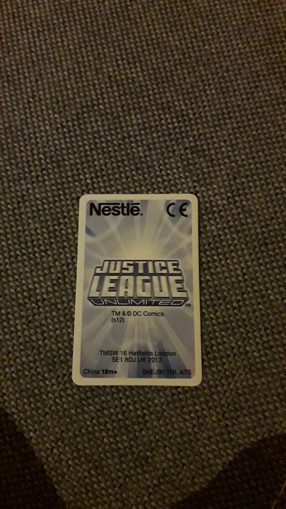 Karty Nestle Justice League Unlimited