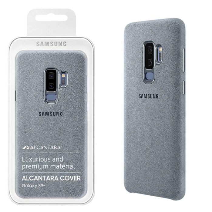 Оригинальный Чехол Samsung S9 Plus Alcantara Cover SM-G965 Grey