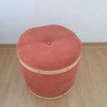 BANQUETA 23571 P TIJOLO EM LINHO COM ARRUMAÇÃO 35X35X33