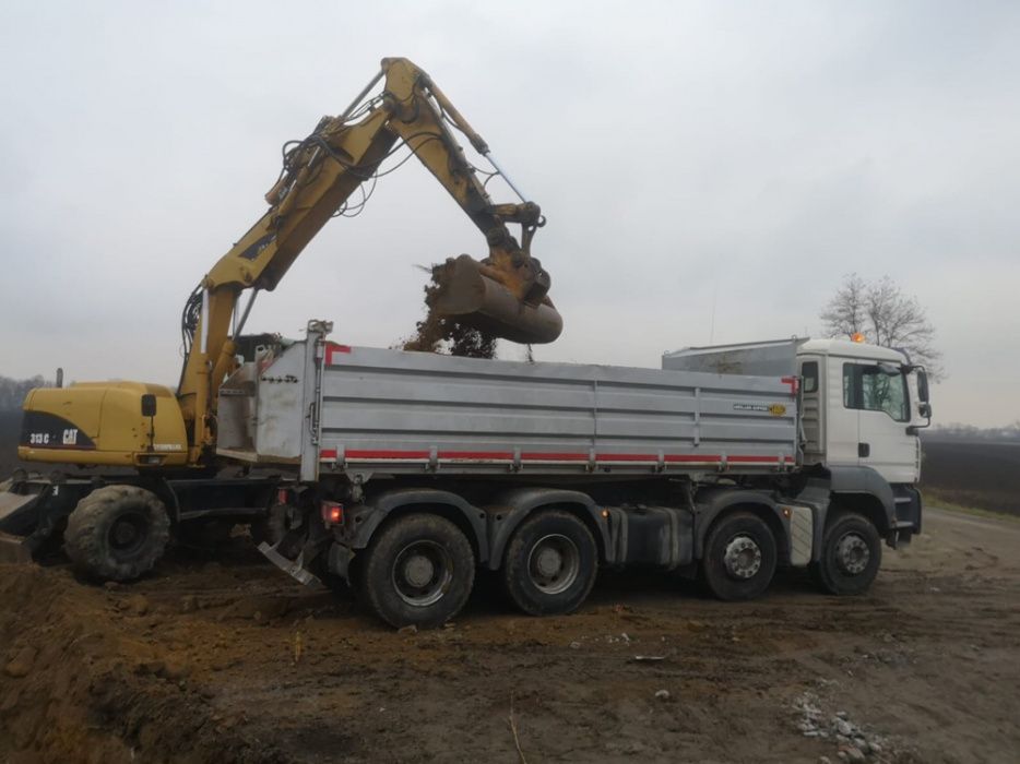 Transport wywrotka kruszywo piasek ziemia