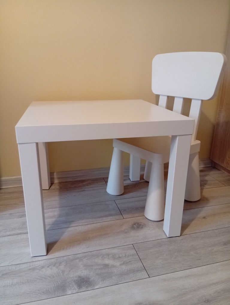 Sprzedam krzesełko Ikea Mammut i stolik
