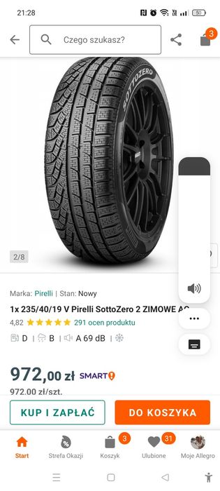 Opony zimowe 235/40 R19