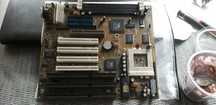 Retro Płyta głowna MOTHERBOARD DFI K6BV3+/66 SOCKET 7 SDRAM ISA Okazja