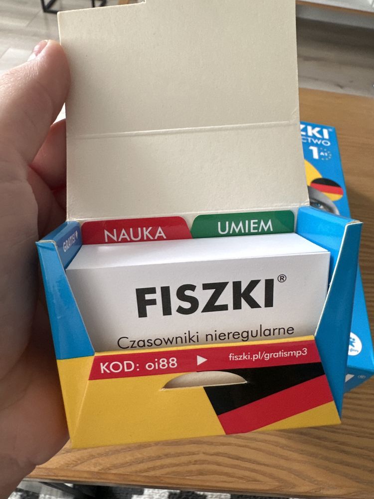 Fiszki język niemiecki zestaw dla początkujących (pre A1+A1)