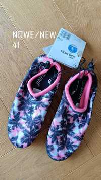 Nowe damskie buty do wody 41 aqua shoes crivit