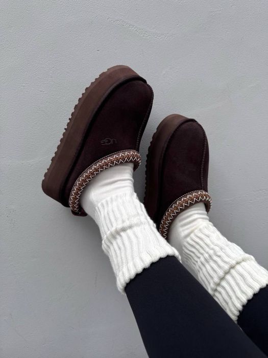 ХІТ ПРОДАЖІВ‼️ Шоколадні Ugg tazz PLATFORM CHOCOLATE угі уги