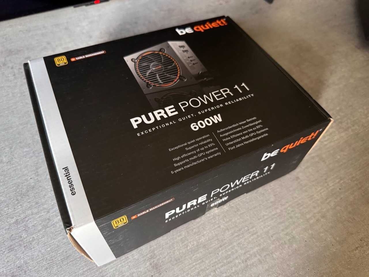 Fonte Alimentação Be Quiet! Pure Power 11 600W 80 Plus Gold