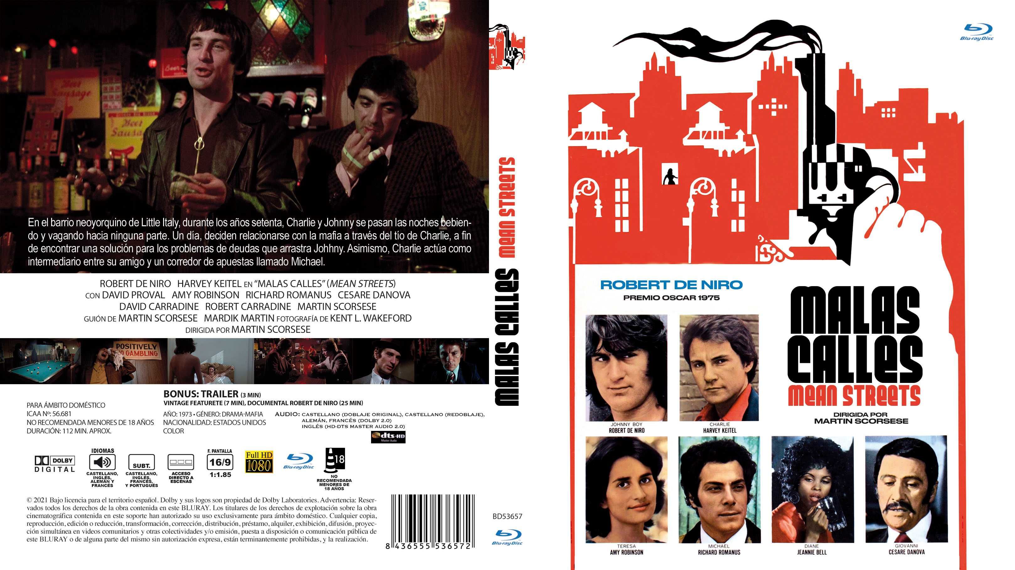 Malas Calles/Os Cavaleiros do Asfalto(Blu-Ray)-Importado