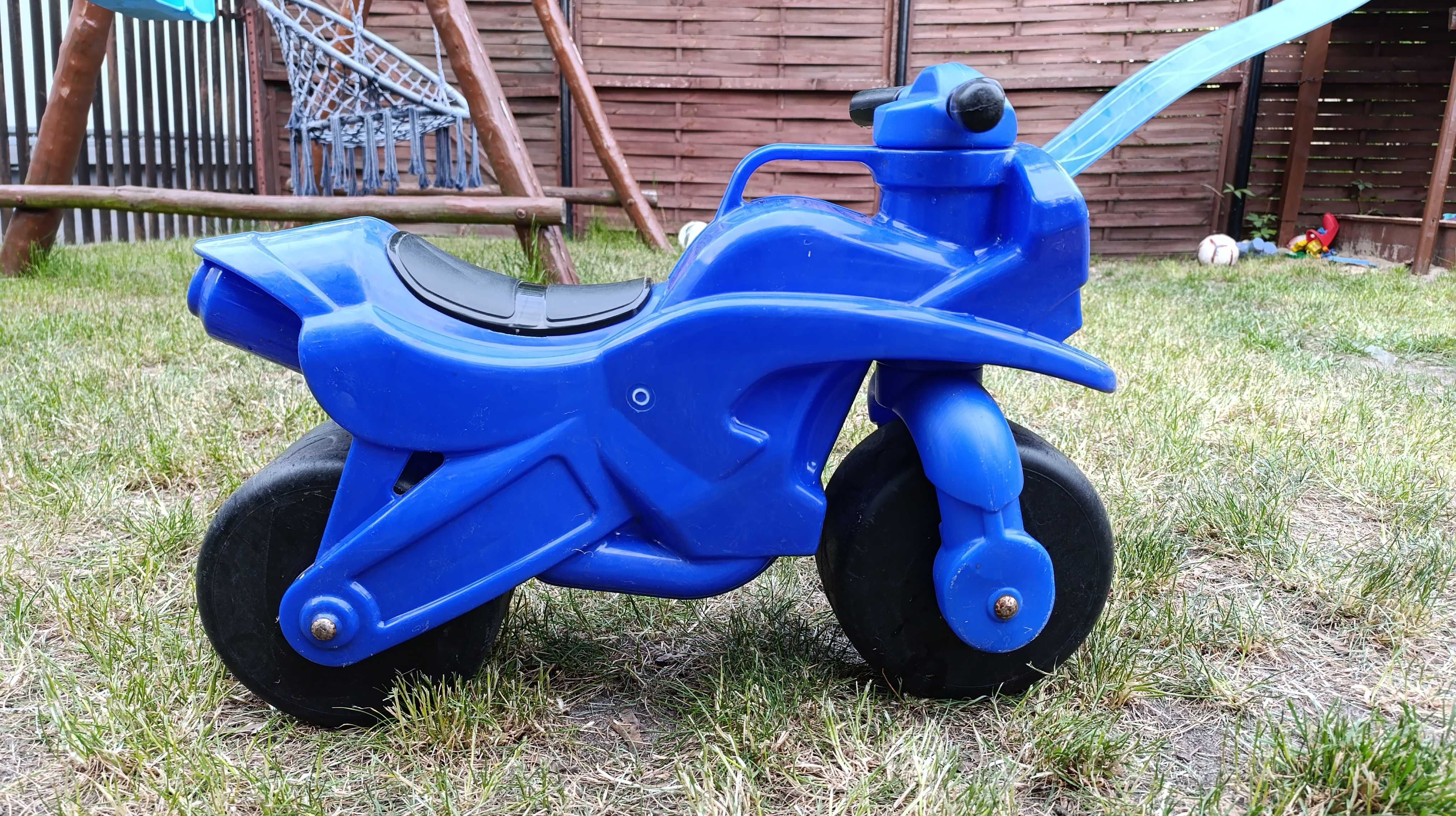 Motor motorek dziecięcy jeździk rowerek biegowy plastikowy dla chłopca