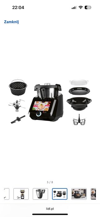 LIDLOMIX Silvercrest MC Smart 1200 W Wi‑Fi – mało używany