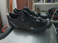 Sapatos de bicicleta para pedais de encaixe