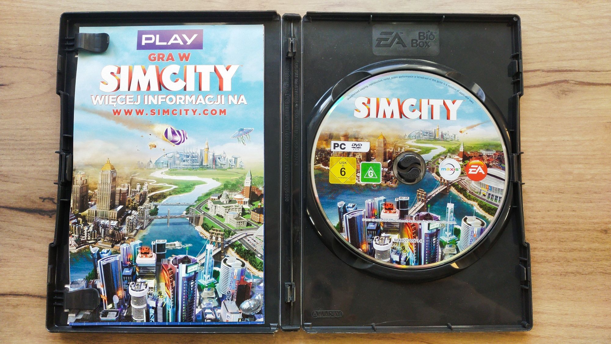 Gra SimCity na  Pc DvD