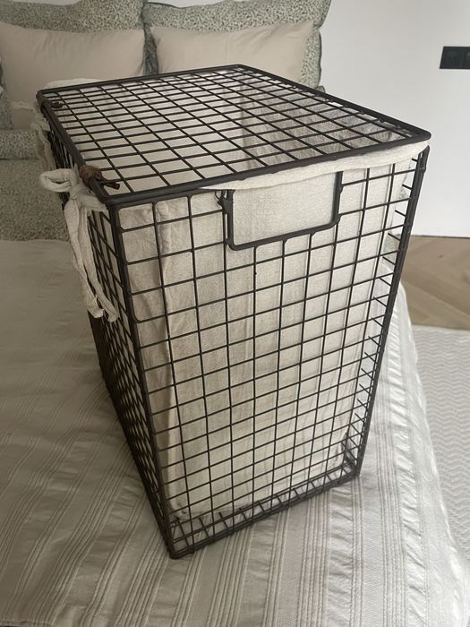 Kosz na pranie loft metal