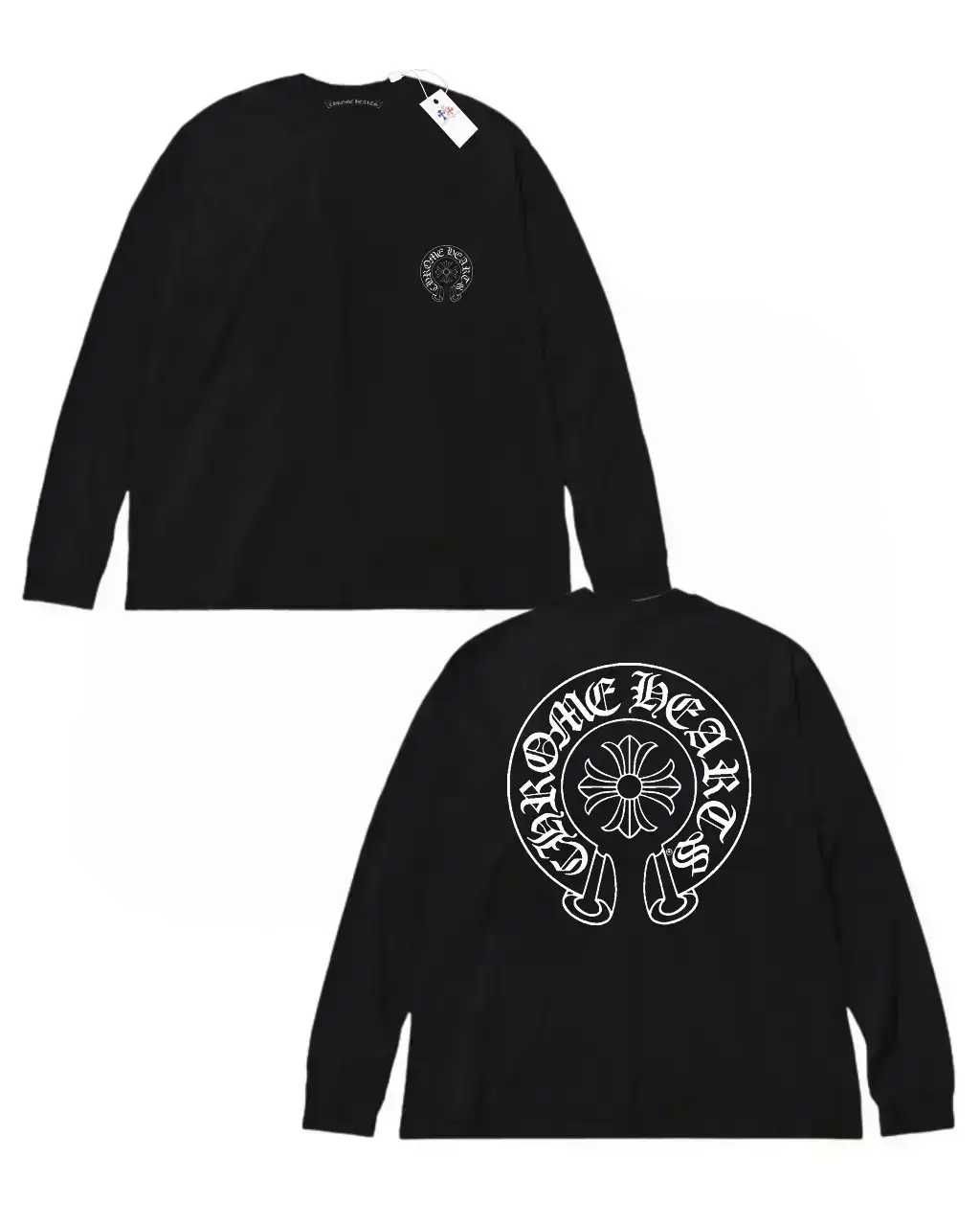 Лонгслив Chrome Hearts Logo унисекс Хром Хартс