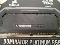 Corsair dominator platinum rgb. Ddr4 8gb. Uszkodzona