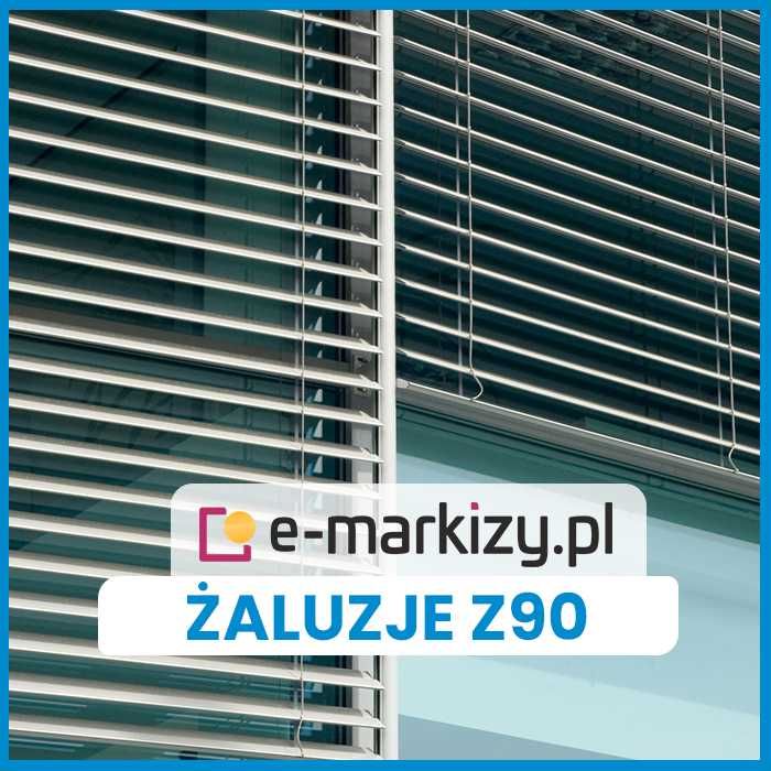 Rolety żaluzje zewnętrzne fasadowe osłony przeciwsłoneczne Z90