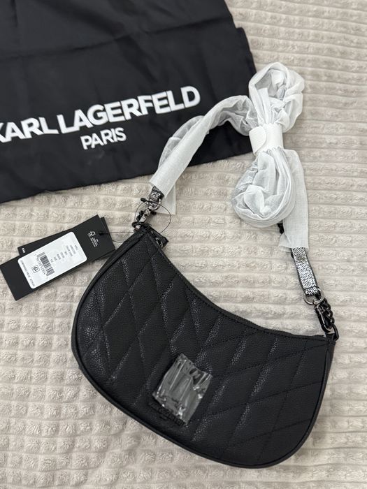 Сумочка шкіряна кроссбоді Karl Lagerfeld оринінал